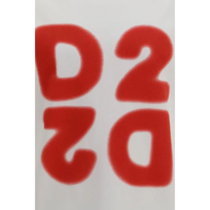 Dsquared² White Cotton T-shirt