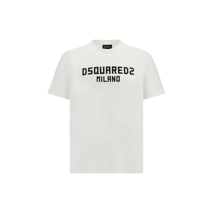 Dsquared² White Cotton T-Shirt