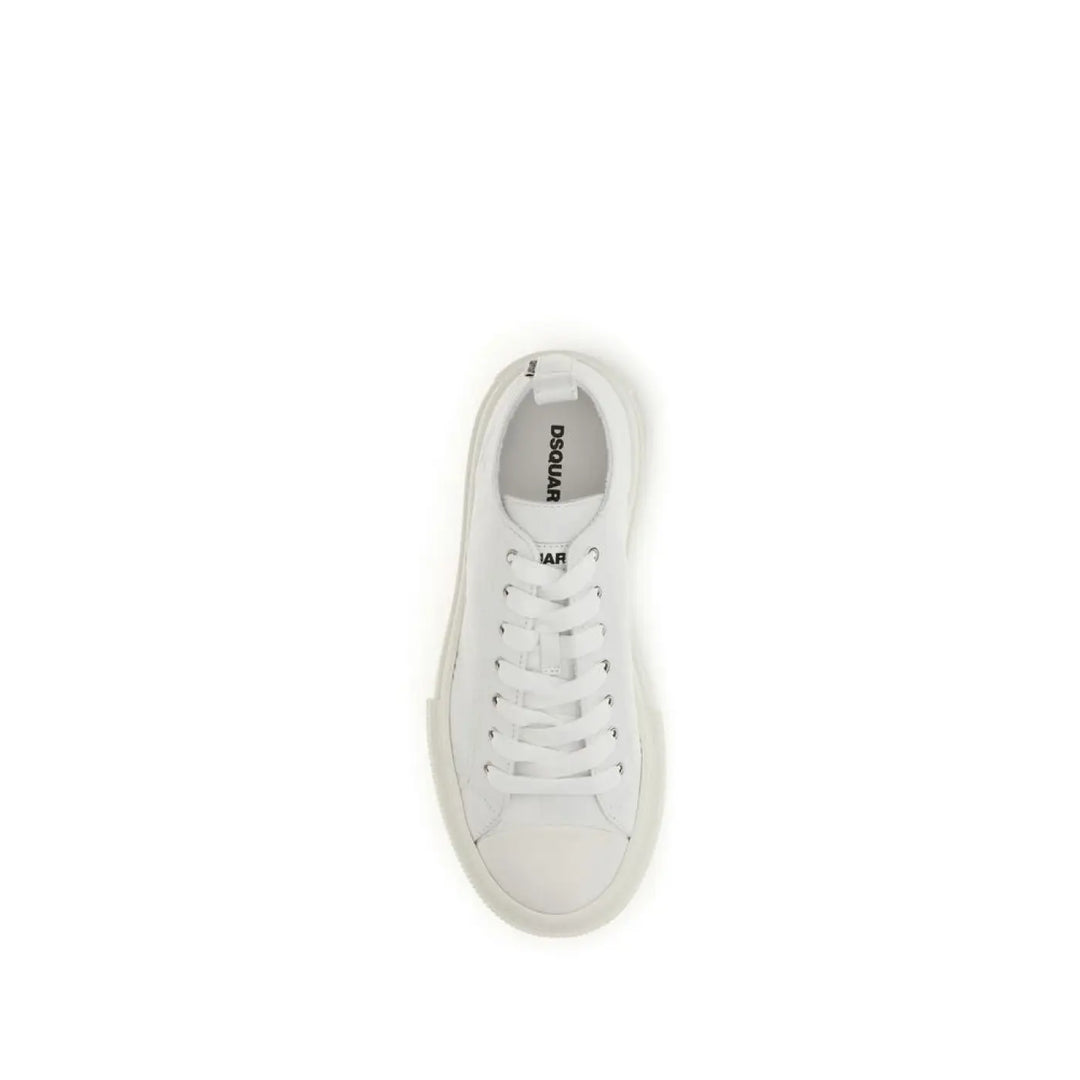 Dsquared² White Polyethylene Platform Sneakers