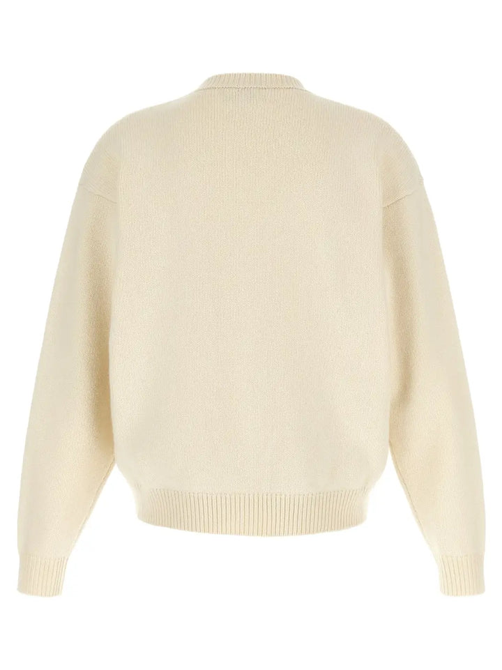 Dsquared² White Wool Cardigan