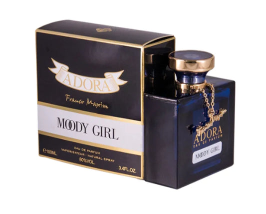 Dumont Adora Moody Girl Eau Enchanting Almond Rose Musk Scent Women’s Perfume