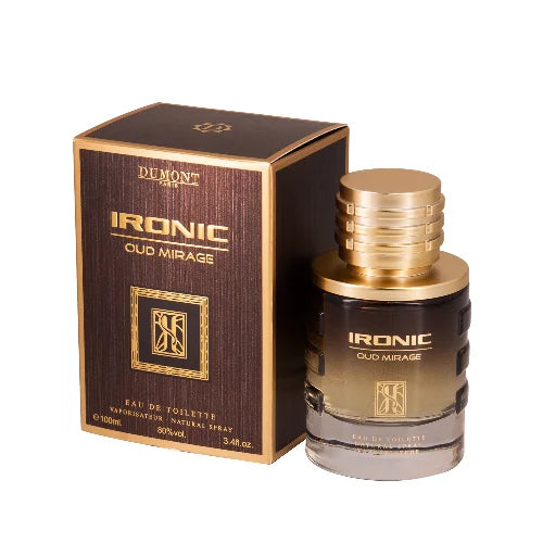 Dumont Men’s Cologne - Ironic Oud Mirage Pour Homme Eau De Parfum