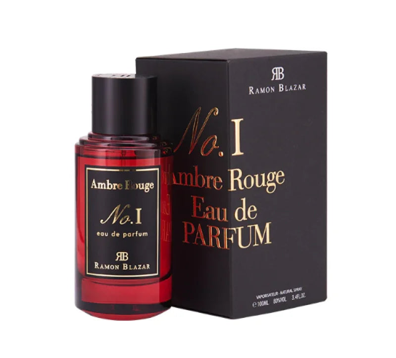 Ambre Rouge Eaux de Parfum with Warm Woody and Gourmand Accord Unisex Fragrance Dumont
