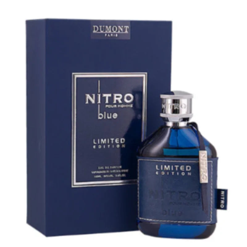 Dumont Men’s Cologne - Unleash Nitro Blue Limited Edition Eau Explosive Scent