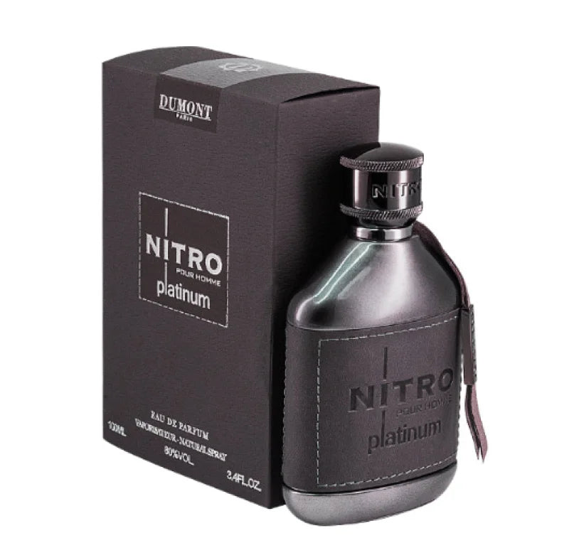 Dumont Men’s Cologne - Unleash Nitro Platinum Eau Intense Orange Blossoms
