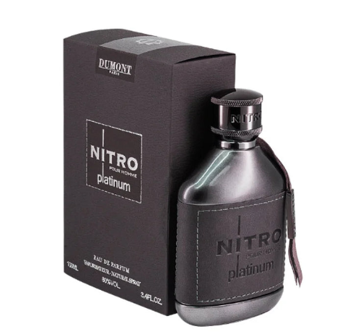 Dumont Men’s Cologne - Unleash Nitro Platinum Eau Intense Orange Blossoms
