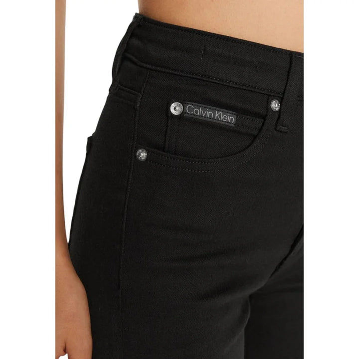 Calvin Klein Jeans Black Cotton Skinny