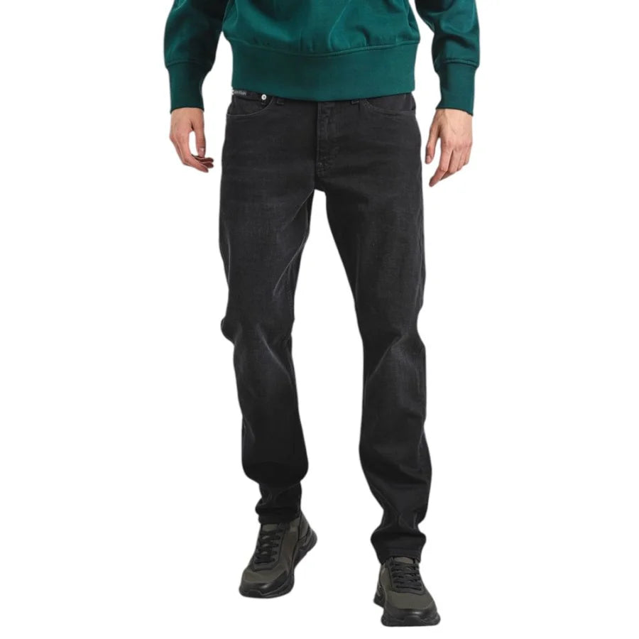 Calvin Klein Jeans Black Cotton Slim Fit