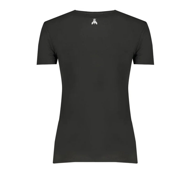 Patrizia Pepe Black Organic Cotton Women T-Shirt