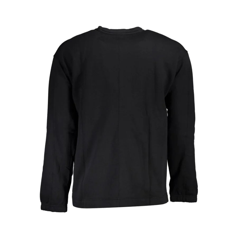 Calvin Klein Black Cotton Men Sweatshirt