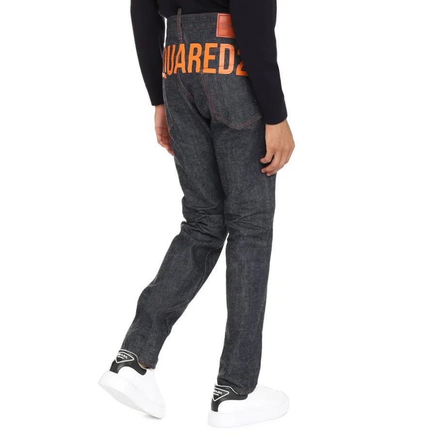 Dsquared² Blue Cotton Skinny Jeans