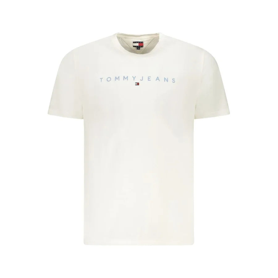Tommy Hilfiger Bianco Cotton Men T-Shirt