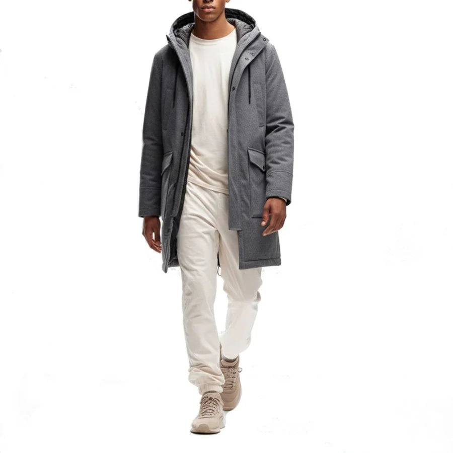 Herno Gray Cashmere Coat