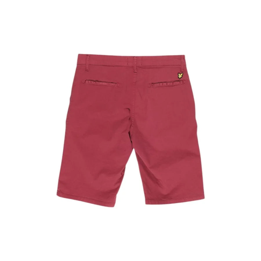 Lyle & Scott Bordeaux Cotton Bermuda Shorts