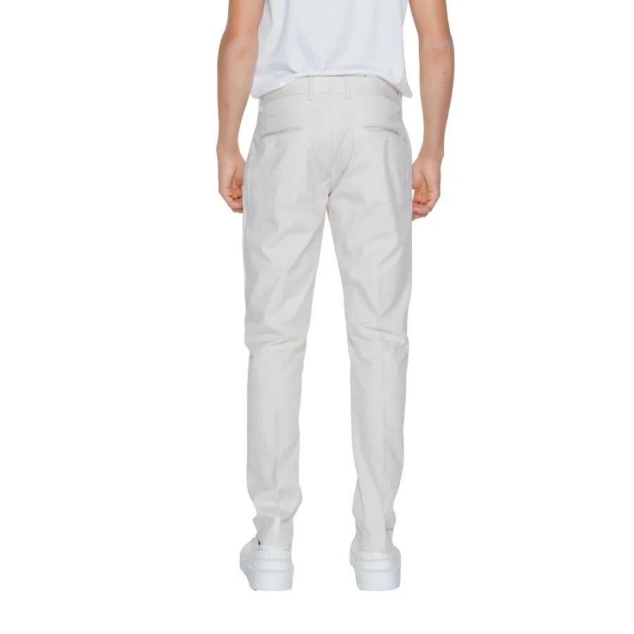Antony Morato Beige Cotton Dress Pants