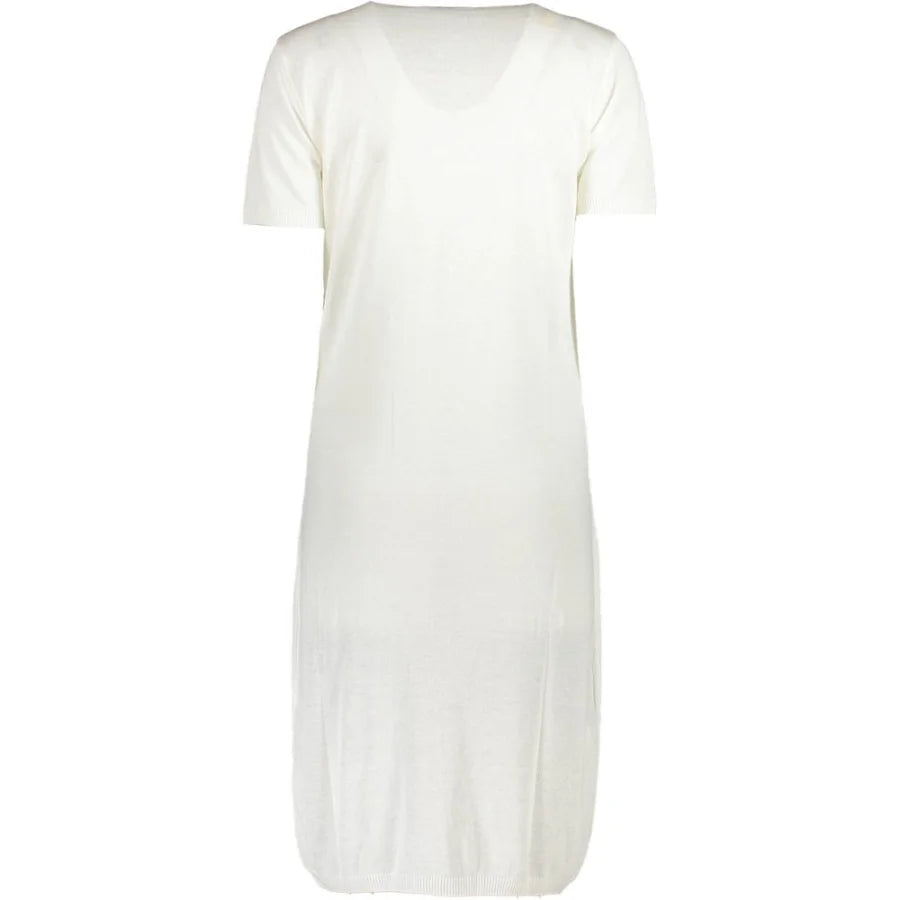 Cavalli Class Bianco Viscosa Women Dress