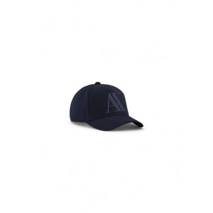 Armani Exchange Blue Polyester Cap (Baseball Hat)