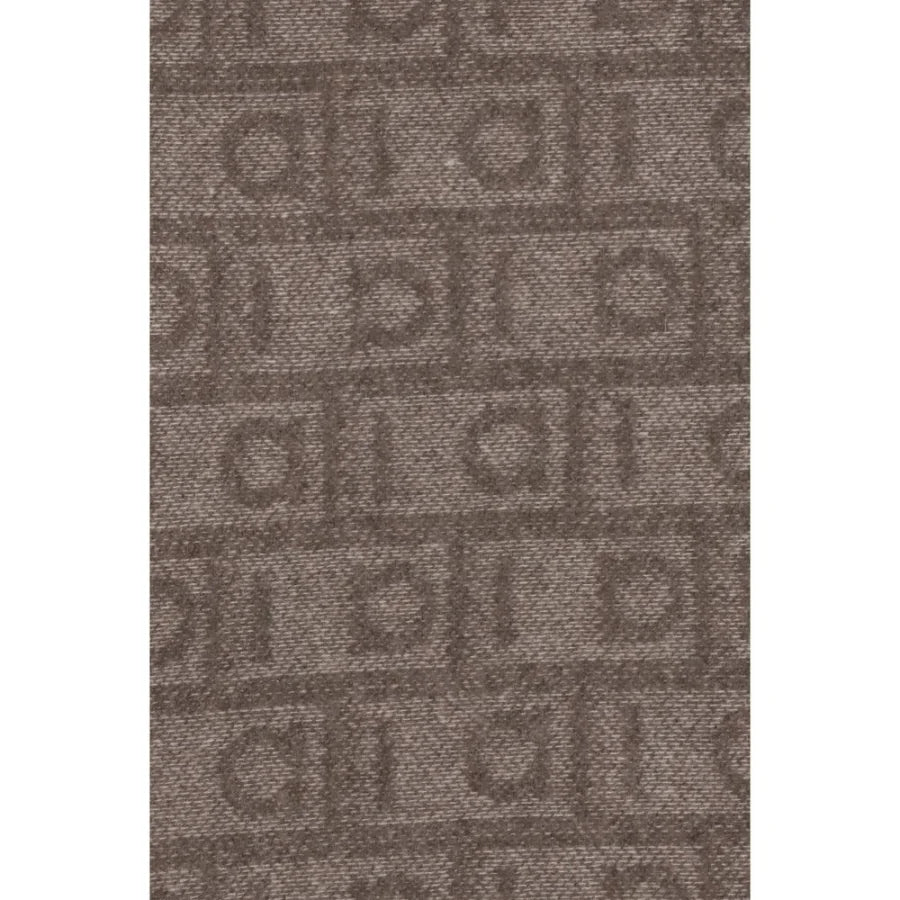 Ferragamo Brown Cashmere Scarf