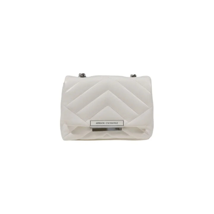 Armani Exchange White Polyester Handbag
