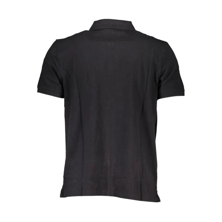 Timberland Black Cotton Men Polo Shirt