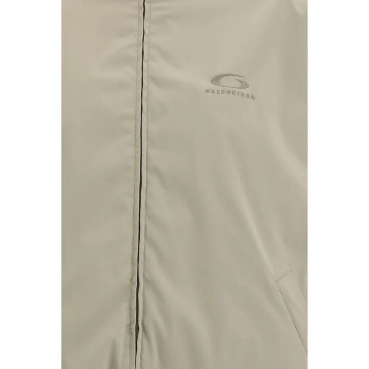 Balenciaga Beige Polyester Shell Jacket