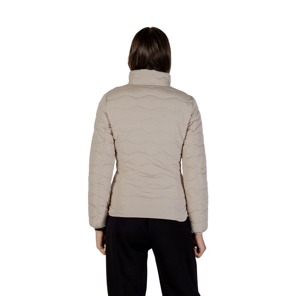 EA7 Emporio Armani Bomber Jackets - Beige Polyester