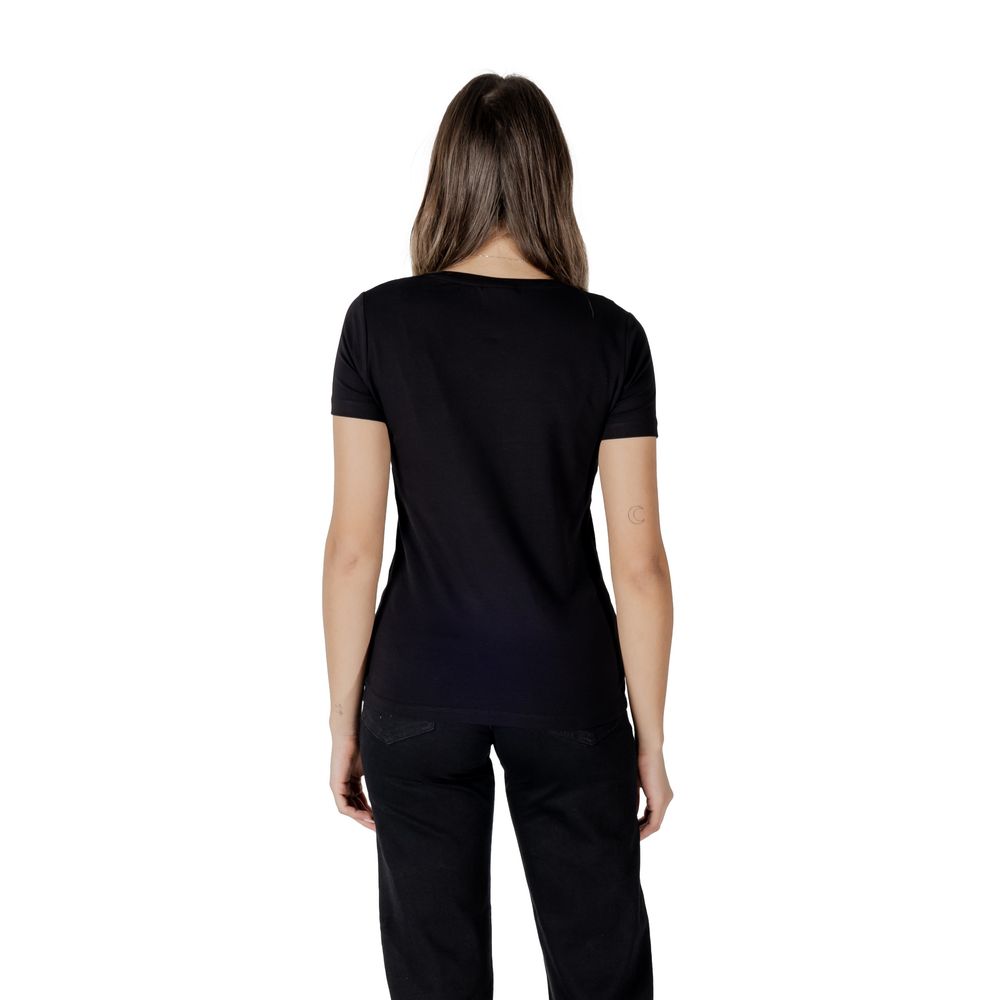 EA7 Emporio Armani - Black Cotton T-Shirt
