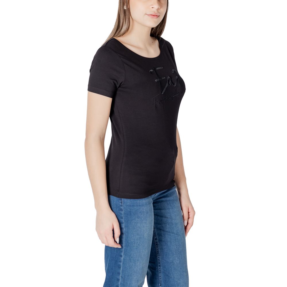 EA7 Emporio Armani - Black Cotton T-Shirt
