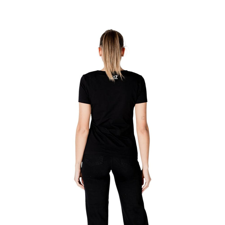 EA7 Emporio Armani - Black Cotton T-Shirt