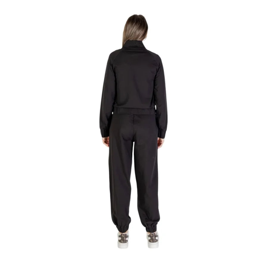 EA7 Emporio Armani Black Cotton Tracksuit