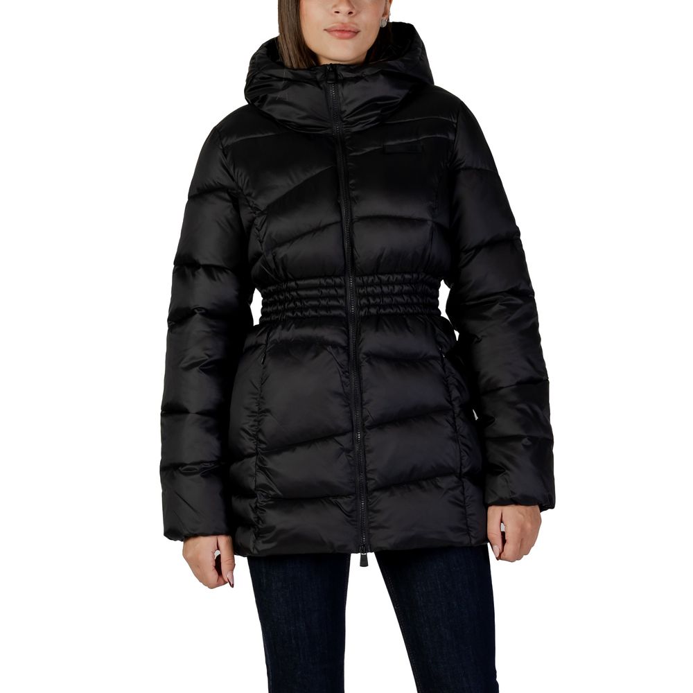 EA7 Emporio Armani Bomber Jackets - Black Polyamide