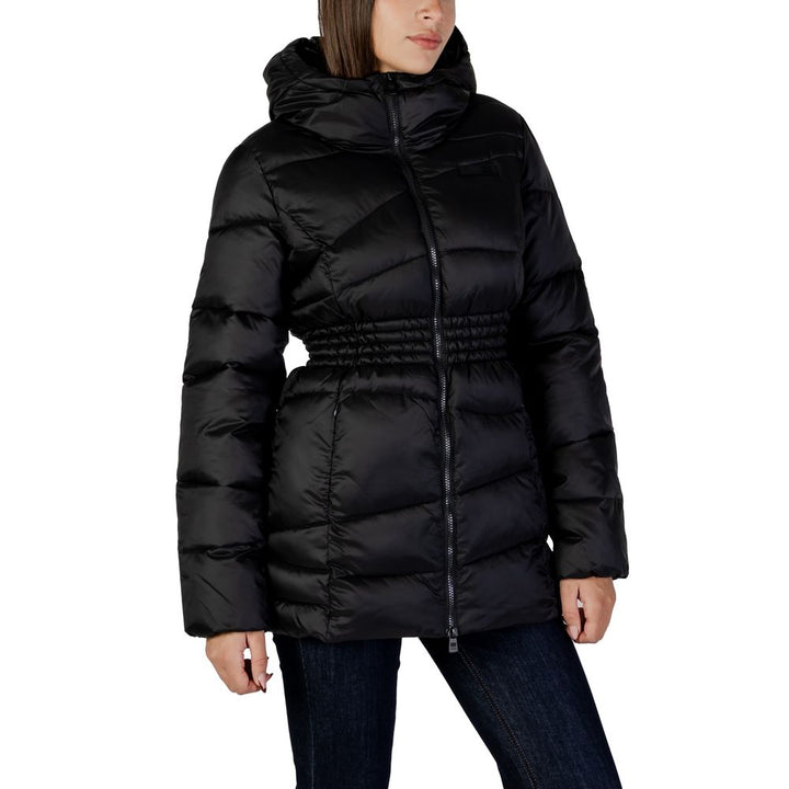 EA7 Emporio Armani Bomber Jackets - Black Polyamide