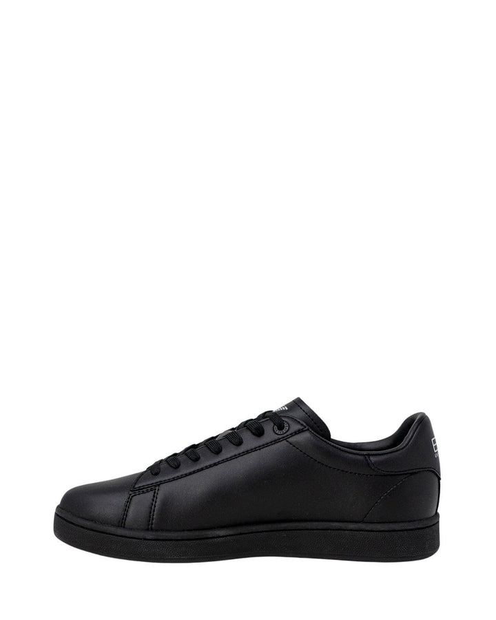 Ea7 Emporio Armani Black Polyester Low Top Sneakers