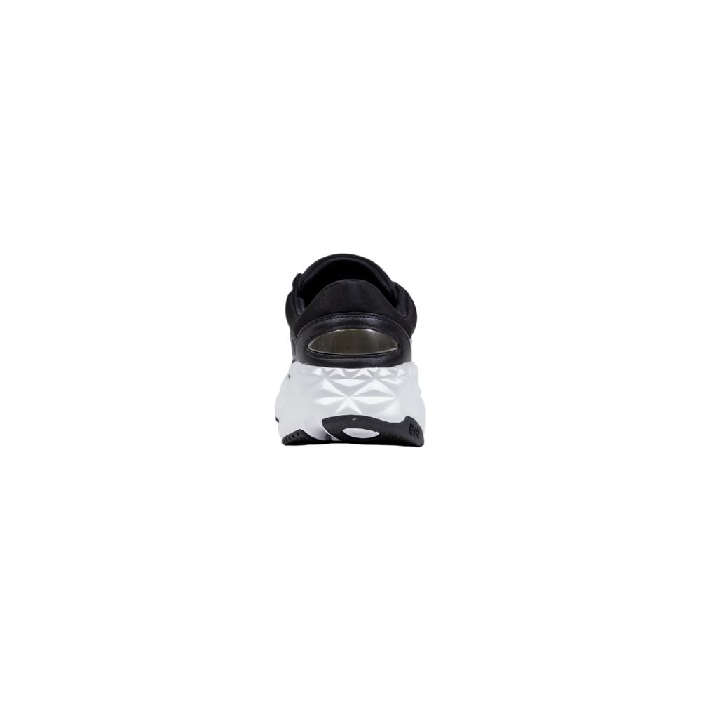 Ea7 Emporio Armani Black and White Polyester Athletic Sneakers