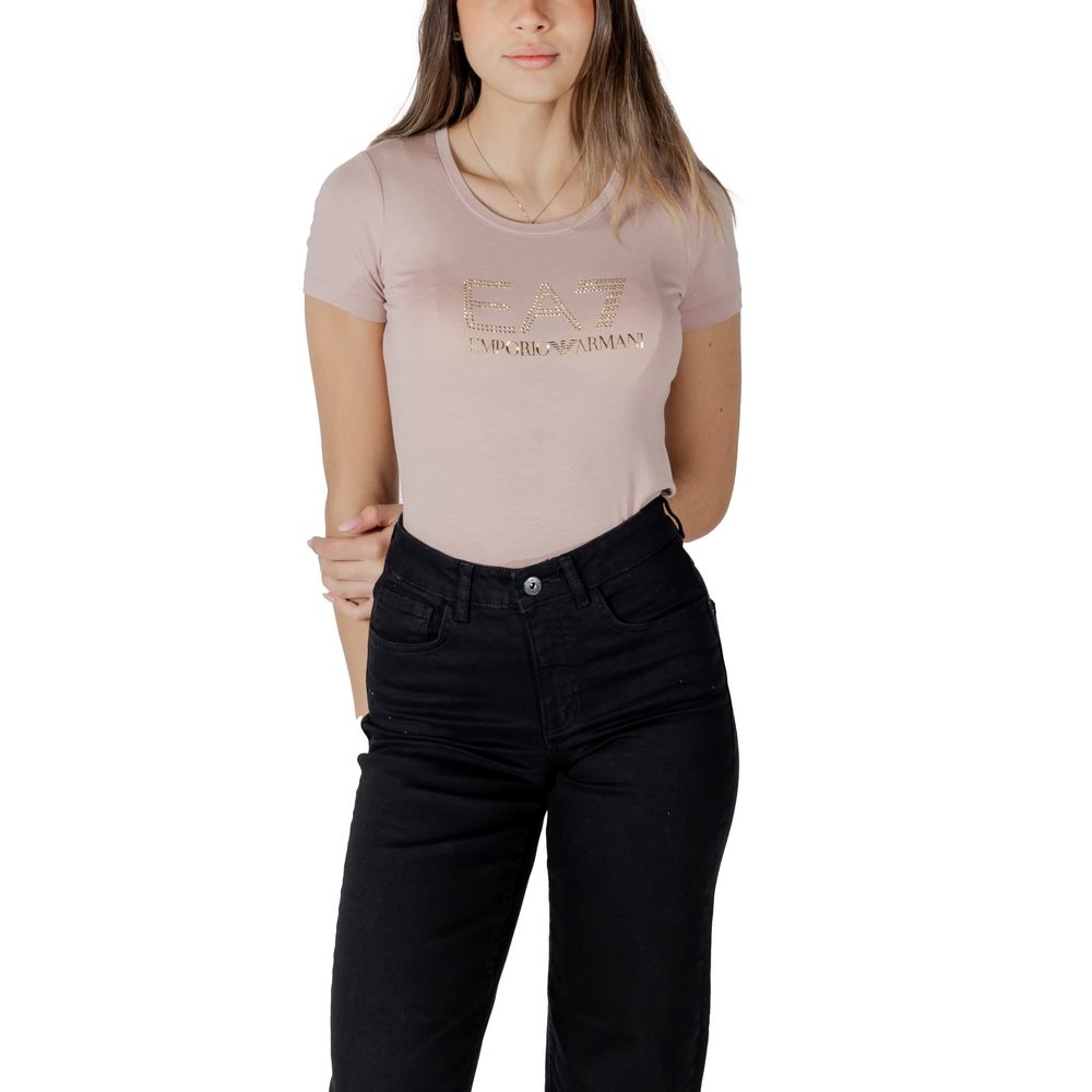 EA7 Emporio Armani - Pink Modal T-Shirt