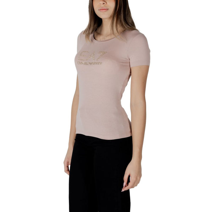 EA7 Emporio Armani - Pink Modal T-Shirt