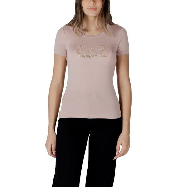 EA7 Emporio Armani - Pink Modal T-Shirt