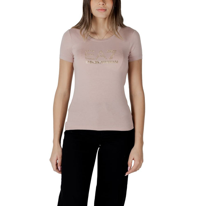 EA7 Emporio Armani - Pink Modal T-Shirt