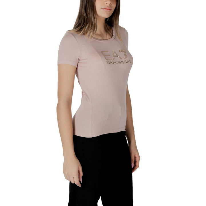 EA7 Emporio Armani - Pink Modal T-Shirt