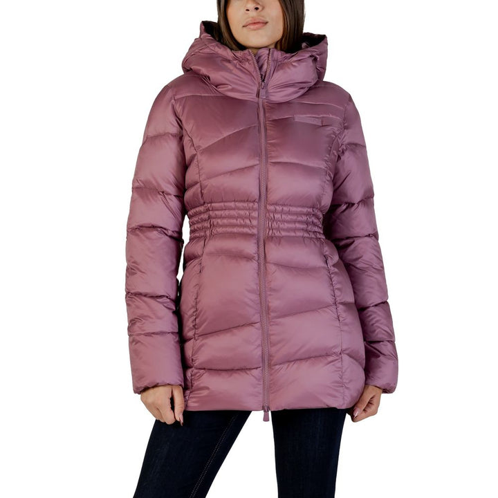 EA7 Emporio Armani Bomber Jackets - Purple Polyamide