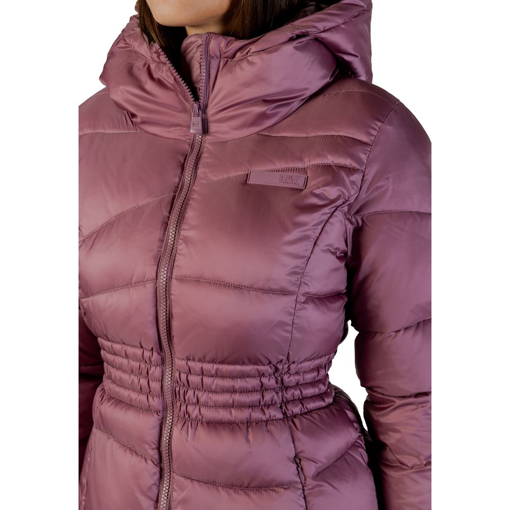 EA7 Emporio Armani Bomber Jackets - Purple Polyamide