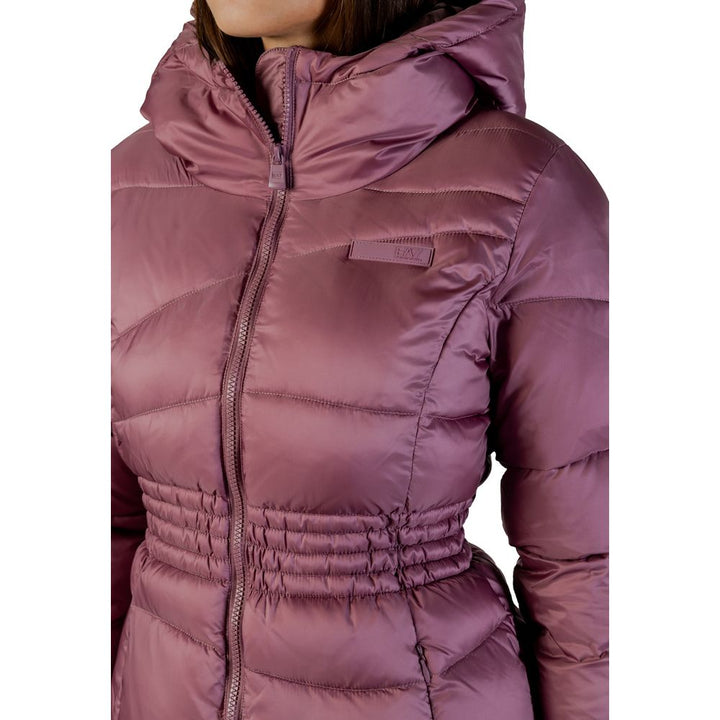 EA7 Emporio Armani Bomber Jackets - Purple Polyamide