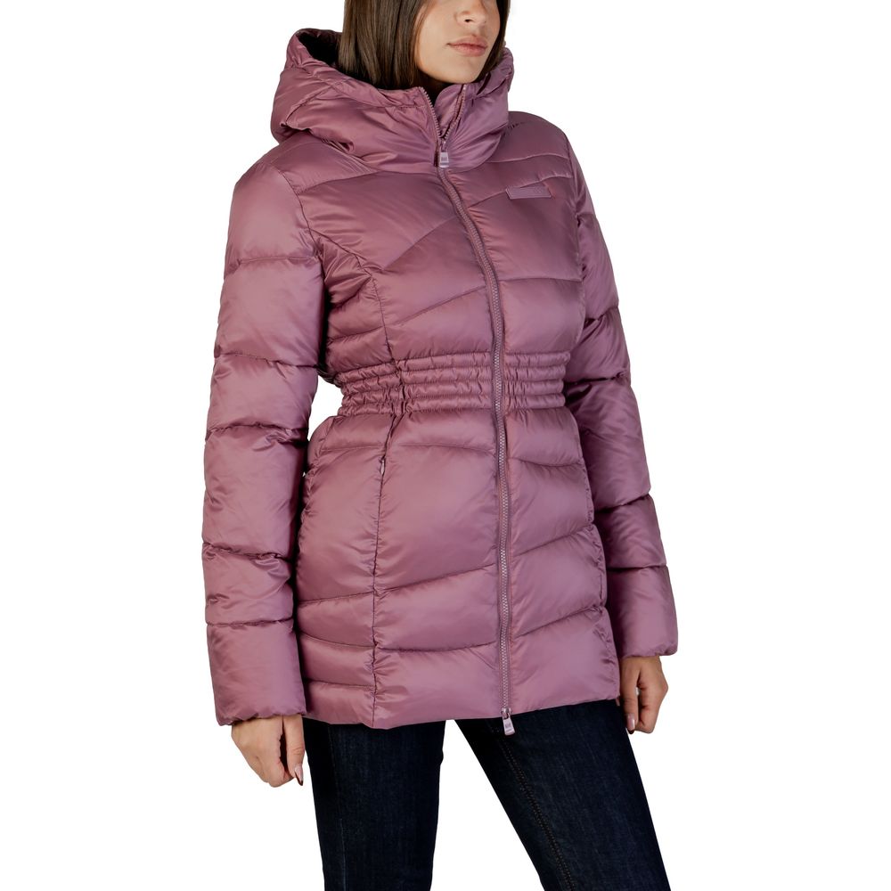 EA7 Emporio Armani Bomber Jackets - Purple Polyamide
