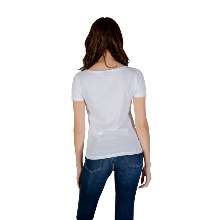 EA7 Emporio Armani - White Cotton T-Shirt