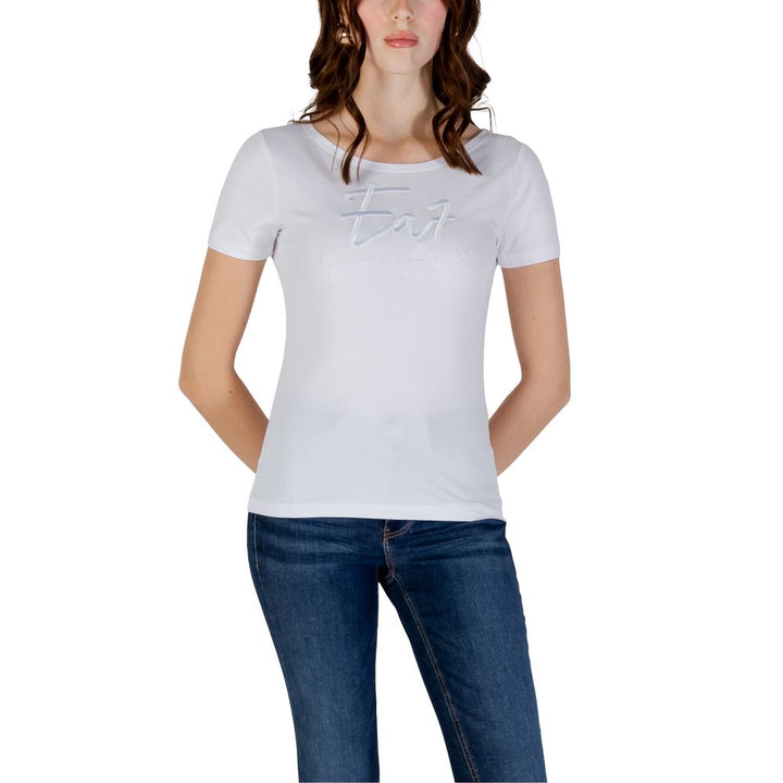 EA7 Emporio Armani - White Cotton T-Shirt