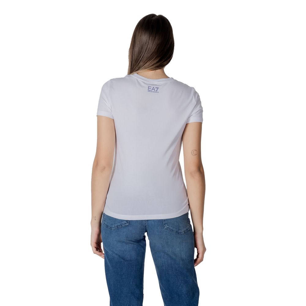 EA7 Emporio Armani - White Cotton T-Shirt
