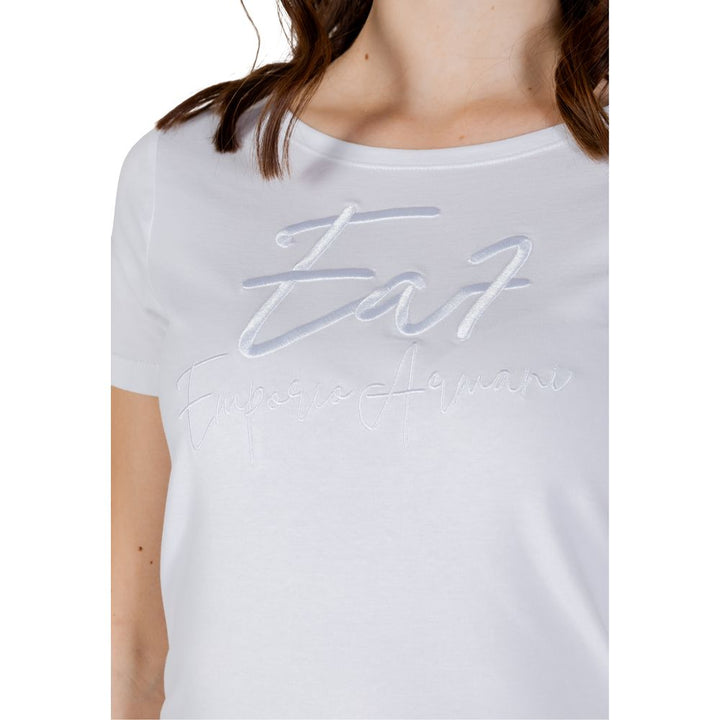 EA7 Emporio Armani - White Cotton T-Shirt