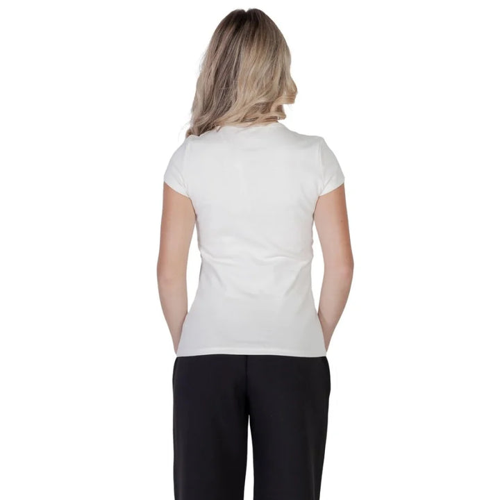 Guess Active Cream Cotton T-Shirt