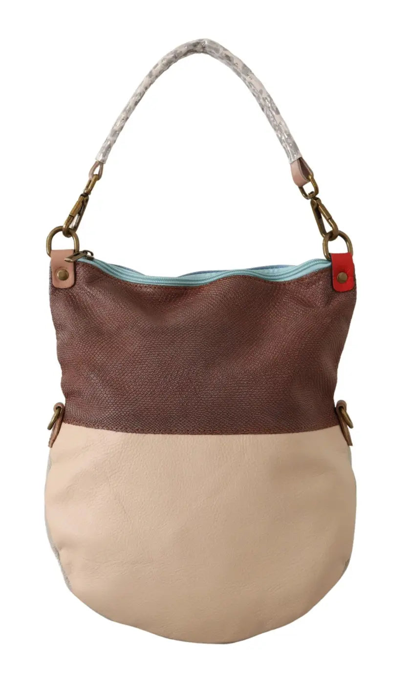 EBARRITO - Multicolor Genuine Leather Shoulder Tote Women Handbag