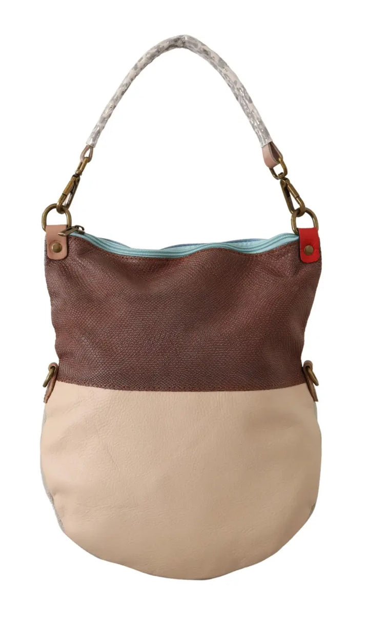 EBARRITO - Multicolor Genuine Leather Shoulder Tote Women Handbag